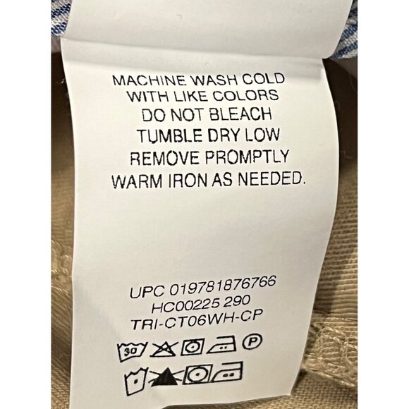 Haggar Mens Classic Fit Stretch Cargo Pants 40 X 30 Khaki Hidden Expandable New - Picture 8 of 11